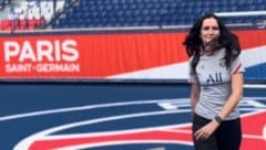 Kuttner beim Shooting im Parc des Princes