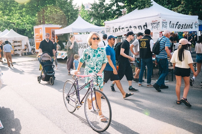Das Südwind Straßenfest am Campus des Alten AKH.