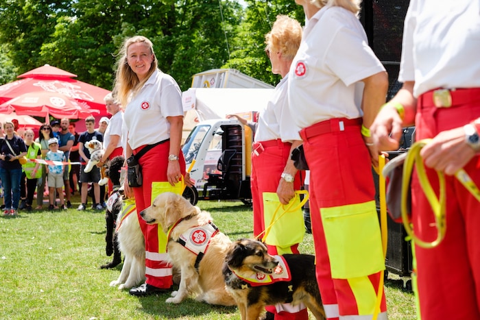 Der Tag des Samariterbundes auf der Kaiserwiese ist ein buntes Fest für Groß und Klein.