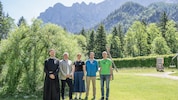 Veranstalteten eine gemeinsame Sommer-Pressekonferenz: Pater Maximilian Schiefermüller (Stift ...