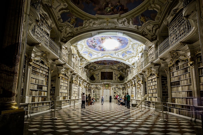 Die Stiftsbibliothek von Admont.