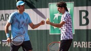 2023 waren Philipp Oswald (l.) und Robin Haase noch gemeinsam bei den French Open in Paris am ...