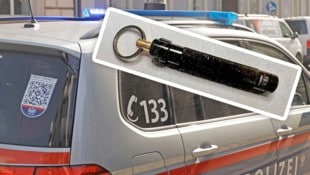 Wegen diesem Pfefferspray erstatteten Polizisten Anzeige.