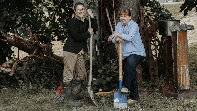 Sarah Keil und Martina Schabhüttl laden zu den Gartentagen