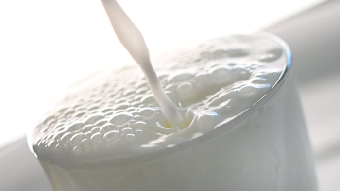 Reine Milch wird seit 1. Juli mit 4,9% besteuert. Mischprodukte, wie zum Beispiel Kakao, sind ...