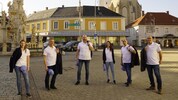 Marcus Berlosnig (3. v. l.) mit seinem Team der Liste „Wir für Neunkirchen“.
