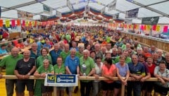 Größte Radgruppe aus Purgstall mit Karl Wilfing und Christiane Teschl-Hofmeister