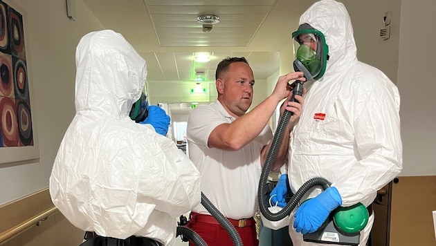 Es gibt zwei sogenannte HITT-Teams des Roten Kreuzes in OÖ. Jenes aus Steyr war am schnellsten ...