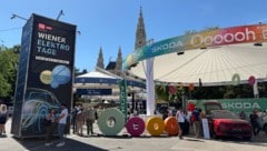 Die Wiener Elektro Tage finden bis Sonntag auf dem Rathausplatz statt.