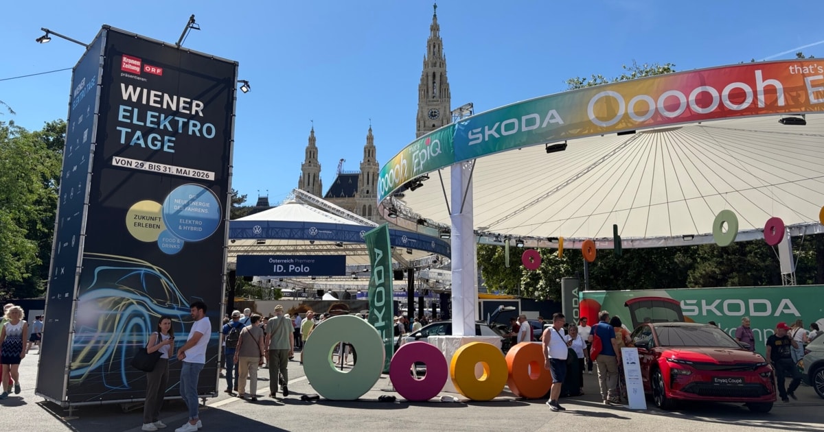 Elektro-Tage Wien: Tausende Besucher am Rathausplatz