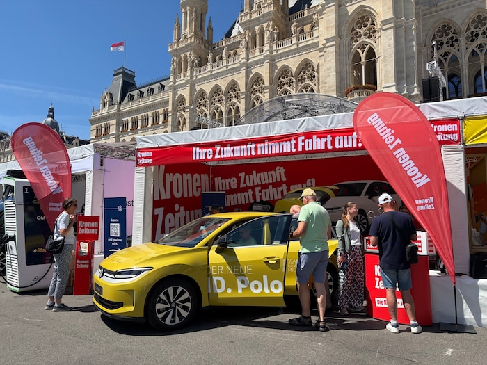 Am „Krone“-Infostand gibt es einen neuen VW ID- Polo zu gewinnen!