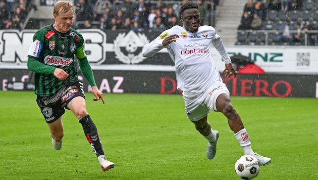Mohamed Ouedraogo (r.) hat sich in Altach sehr gut entwickelt.