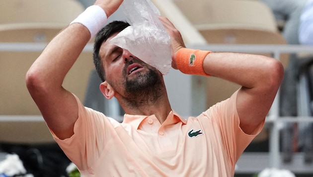 Novak Djokovic, who was severely affected by the heat, has been eliminated from the 2026 French ...