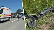 Nach dem Unfall war die Straße fast eine Stunde gesperrt. 
