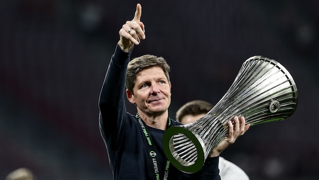 Am Mittwoch gewann Oliver Glasner mit Crystal Palace die Conference League. Wohin führt ihn sein ...