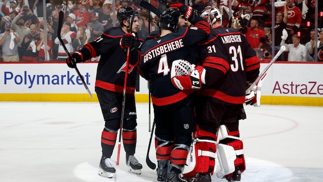 Großer Jubel bei den Hurricanes