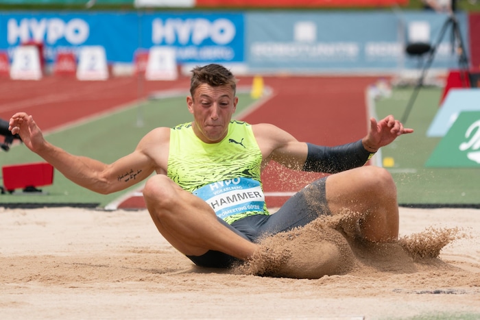 Bereits 2022 hatte Simon Ehammer in Götzis für einen Weitsprung-Weltrekord gesorgt.