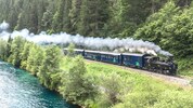 Besonderes Erlebnis in idyllischer Landschaft: Seit Samstag sind wieder Dampfloks im oberen ...