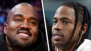 Kanye West (links) und Travis Scott hätten Mitte Juli in Italien auftreten sollen. 