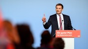 Sven Hergovich hielt eine emotionale Rede für die Sozialdemokratie.