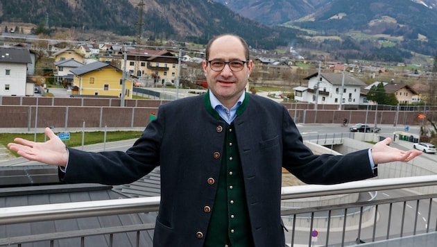 Wo ist der Stau? Bürgermeister Martin Dietrich freute sich über einen verkehrstechnisch ruhigen ...
