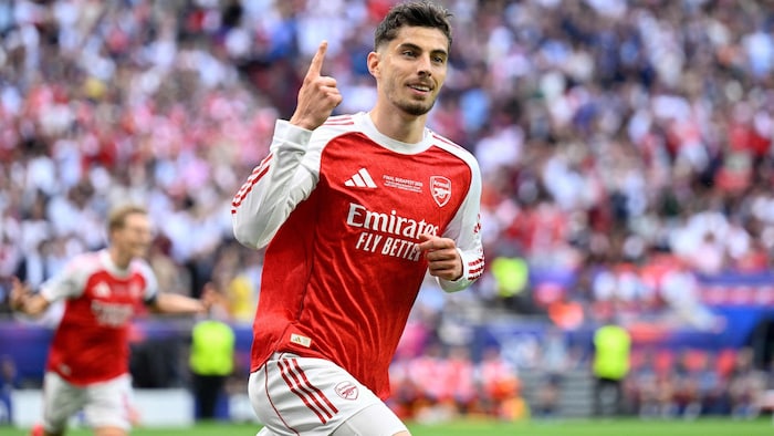 Kai Havertz traf wie auch schon 2021 in einem Champions-League-Finale.
