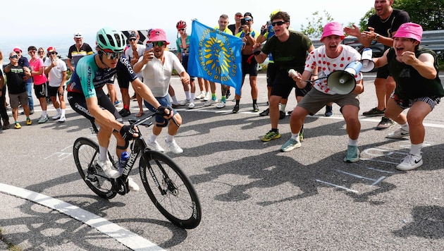 Felix Gall ist beim Giro nicht zu stoppen. Die Fans lieben ihn.