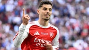 Kai Havertz jubelte erneut in einem Champions-League-Finale.