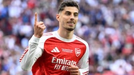 Kai Havertz jubelte erneut in einem Champions-League-Finale.