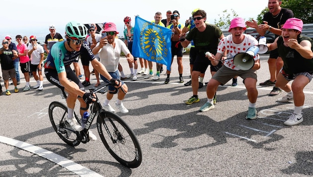 Felix Gall verteidigte auf der letzten Bergetappe den zweiten Giro-Platz.