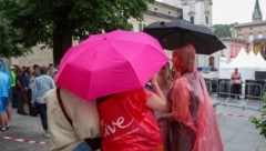 Räumung und Regen – Die Fans hatten Verständnis.
