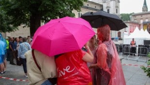 Räumung und Regen – Die Fans hatten Verständnis.