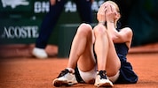 Sieg gegen die Nummer vier der Welt: Anastasia Potapova konnte es nicht fassen.