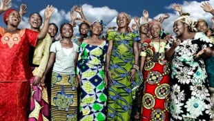 Die Macht der Musik: Die singenden Frauen von Panzi in der Demokratische Republik Kongo. 