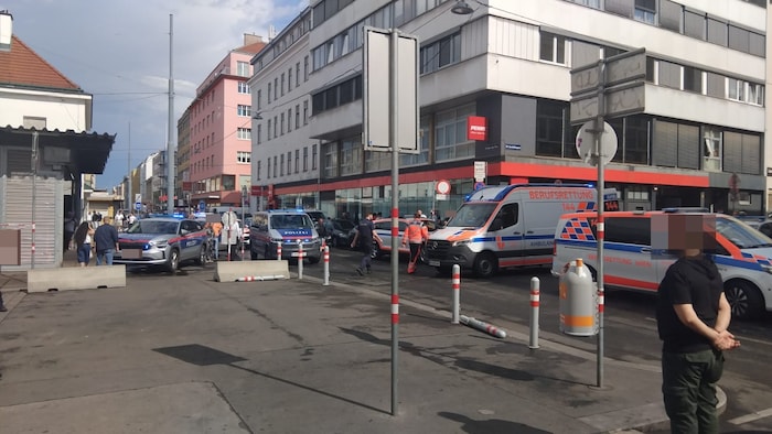 Großeinsatz am Vikto-Adler-Platz in Favoriten