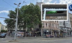 Die Polizei stellte nach der Gewalttat in der Taborstraße ein Klappmesser sicher.