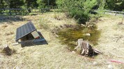 Die Projektgruppe baute den Amphibien ein „modernes“ Plätzchen mit PV-Anlage.