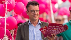 Der Grazer NEOS-Spitzenkandidat Philipp Pointner