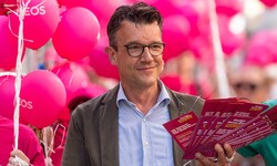 Der Grazer NEOS-Spitzenkandidat Philipp Pointner