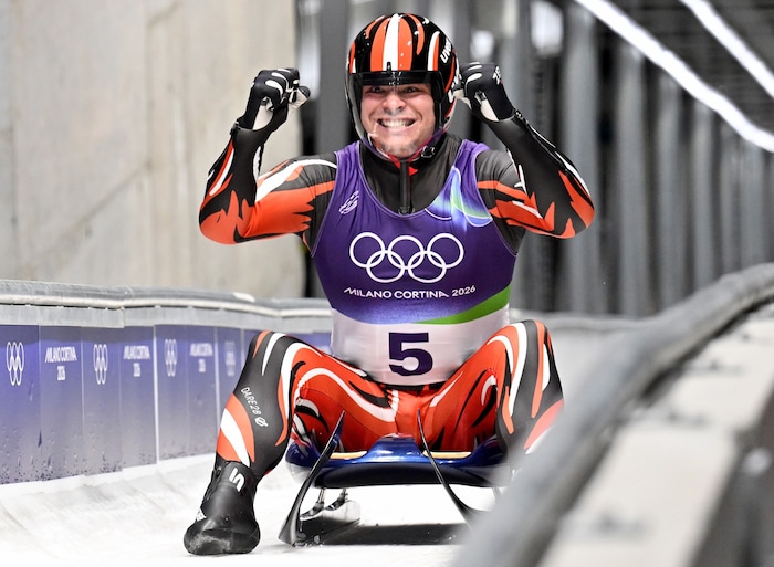 Im Eiskanal fühlte sich Jonas Müller wohl.
