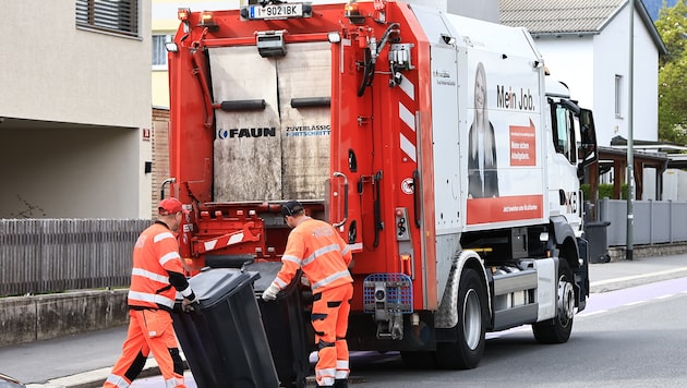 In Innsbruck wird der Hausmüll noch nicht verwogen.