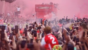 Arsenal feierte am Sonntag den Meistertitel.