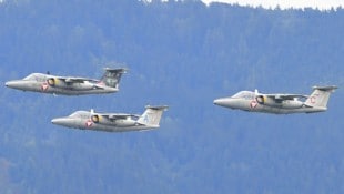 Die „Saab 105“ waren über 50 Jahre das Rückgrat der Luftflotte und ab 1976 ausschließlich am ...
