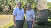 Waidhofens Lagerhaus- Obmann Albin Haidl (li.) und Hermann Lauter sprechen sich klar für die ...