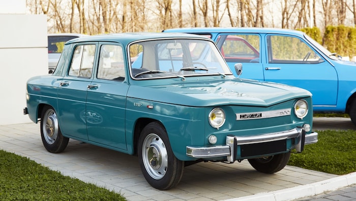 Das konservative Heckmotormodell Dacia 1100 kopierte 1968 den Renault 8 Major, kam aber nur auf ...