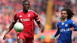 Ibrahima Konate (li.) verlässt den FC Liverpool.
