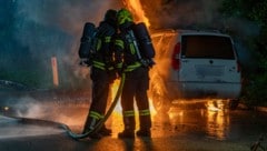 Die Feuerwehr konnte die Flammen löschen.