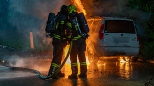 Die Feuerwehr konnte die Flammen löschen.