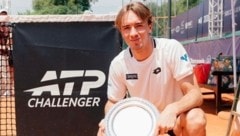 Lukas Neumayer gewann das Challenger-Turnier in Vicenza.