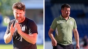 Grödigs Arsim Deliu (re.) und Halleins Christoph Lessacher wollen mit ihren Teams den Titel.